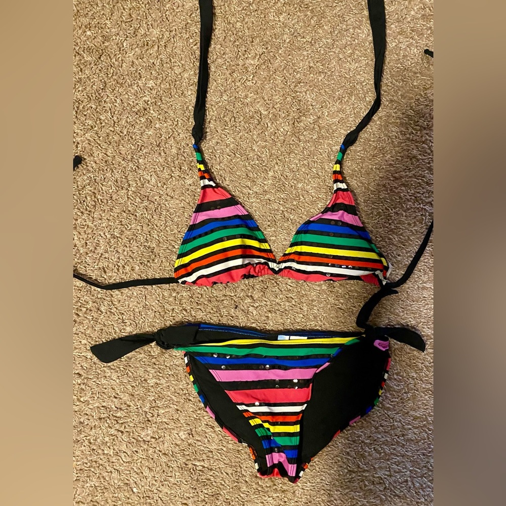INMOCEAN brand Womans size small bikini Top and bottom included Great shape